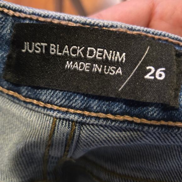 Just Black Denim Women’s Blue High Rise Jeans Size 26 - Picture 3 of 7
